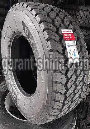RoadX DX776 (руль/прицеп-карьер) 385/65 R22.5 164K 24PR - Фото реальной шины с этикеткой на складе